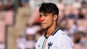 Oliver Torres of Monterrey during the FIFA Club World Cup 2025 Group - E match between Urawa Red Diamonds and CF Monterrey at Rose Bowl Stadium on June 25, 2025 in Pasadena, California, United States.