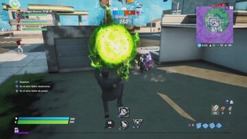 Lanzamos una bomba de energía mística del Doctor Doom a un grupo de enemigos