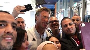 Locura con Hervé Renard: así le recibe la afición de Marruecos