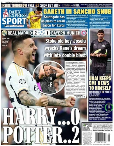 "Milagro y polémica": las portadas de la nueva remontada del Real Madrid en Champions League