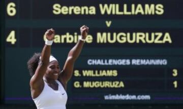 La final femenina de Wimbledon en imágenes