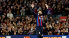 La despedida entre lágrimas del Camp Nou a Piqué al ser cambiado: así fue
