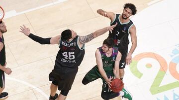 Entrada a canasta de Darío Brizuela.