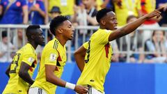 Yerry Mina, figura de Colombia en el paso a octavos de final