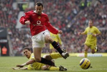 Ryan Giggs, el galés le juró amor eterno al United. Formó parte de la generación 92'. El exquisito zurdo estuvo 23 años en el equipo. En un momento fue DT y asistente técnico del equipo que le dio todo.