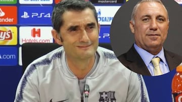 La curiosa aparición de Stoichkov en conferencia de Valverde