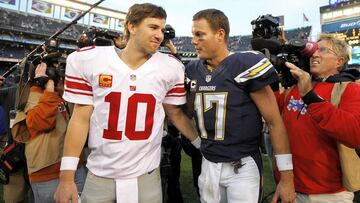 Philip Rivers crítica los New York Giants por sentar a Eli Manning