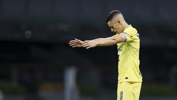 Alvaro Fidalgo of America during the game America vs Tigres UANL, corresponding Round 12 the Torneo Apertura 2022 of the Liga BBVA MX at Azteca Stadium, on September 03, 2022.
<br><br>
Alvaro Fidalgo de America durante el partido America vs Tigres UANL, correspondiente a la Jornada 12 del Torneo Apertura 2022 de la Liga BBVA MX en el Estadio Azteca, el 03 de Septiembre de 2022.