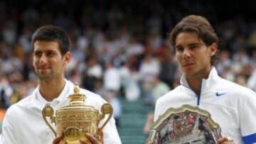 SUBCAMPEÓN. En la última edición de Wimbledon Nadal cayó en la final frente a Djokovic.