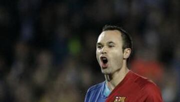 <b>GENIAL.</b> Iniesta volvió a regalar otro partido magnífico.
