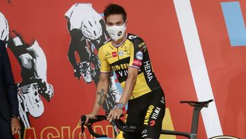 Primoz Roglic en la presentaci&oacute;n de La Vuelta a Espa&ntilde;a
 