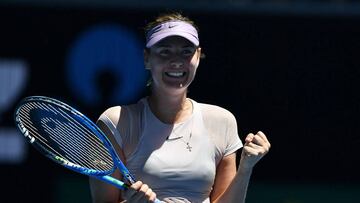 Sharapova regresa con victoria y Bouchard vuelve a ganar