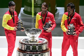 Roberto Bautista, Nadal y Bruguera.