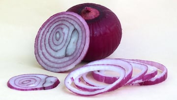 Cebolla cortada