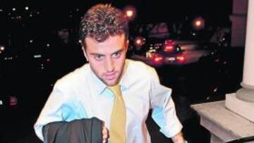 <b>EN EL HOTEL REAL. </b>El Villarreal llegó a Santander ayer a las 20:50 horas.