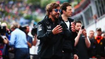 Alonso, en el GP de Mónaco.