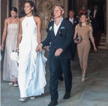 Boda de Bastian Schweinsteiger y Ana Ivanovic en julio de 2016.