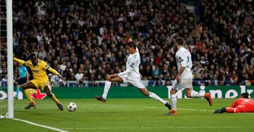 0-3. Blaise Matuidi marcó el tercer gol tras un error en el bloqueo de un balón de Keylor Navas.