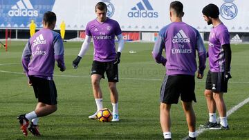 Toni Kroos vuelve a entrenarse con el grupo de cara al Clásico