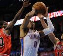 Durant y Westbrook no permiten reaccionar a los Chicago Bulls