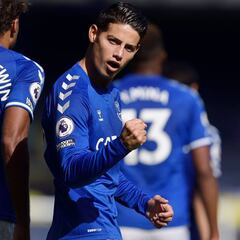 James Rodríguez: "Feliz por mi primer gol en Premier League"