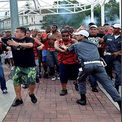 Un fallecido y varios heridos antes del Flamengo-Botafogo