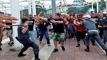 Un muerto y varios heridos antes del Flamengo-Botafogo en Río