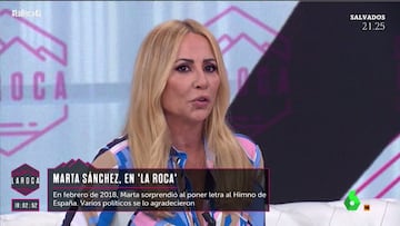 Marta S¨¢nchez se pronuncia sobre una de sus grandes pol¨¦micas