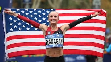 Shalane Flamagan, vencedora el año pasado en la Maratón de Nueva York.