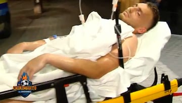 El Chiringuito capta la imagen de Cillesen llegando al hospital de Vigo con el intestino perforado