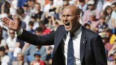 Zinedine Zidane, durante el partido.