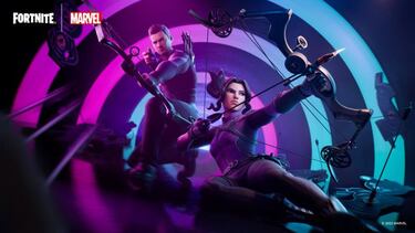 Fortnite x Ojo de Halcón: skins Clint Barton y Kate Bishop ya disponibles