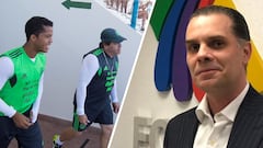 Por los hermanos Dos Santos, ‘Piojo’ Herrera se enfrentó a Christian Martinoli