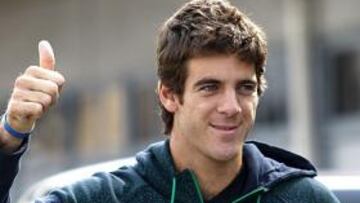 <b>FELIZ.</b> Del Potro se mostró feliz por su éxito en el US Open.