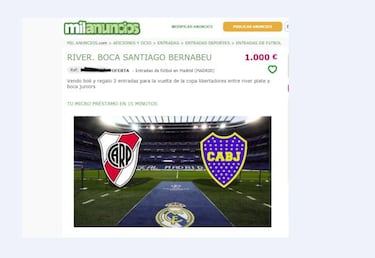 La reventa del River - Boca, en marcha: los socios del Madrid ya hacen negocio
