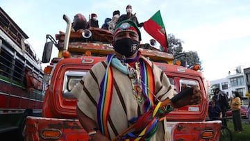 Minga Indígena en Bogotá: ruta y medidas de la marcha de hoy, lunes 19 de octubre