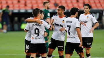 Gameiro, Ferran, Guedes y Soler.