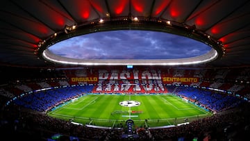 El Metropolitano, en una noche grande de Champions.