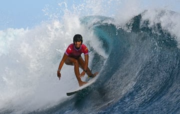 Terminó la participación española en la temible ola de Teahupo'o con un nuevo diploma olímpico para España conseguido por Nadia Erostarbe.