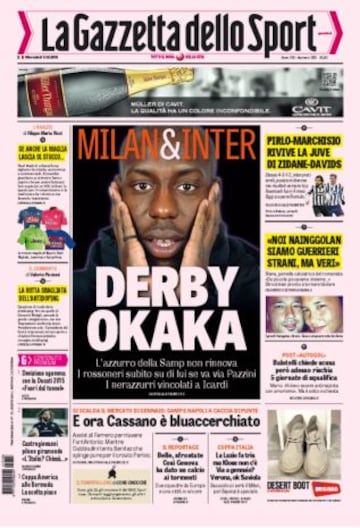 Portadas de la prensa deportiva