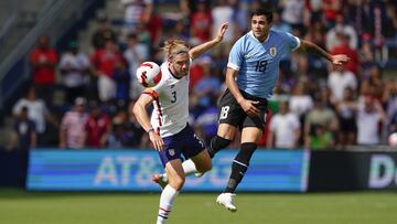 Maxi Gómez, con Uruguay.