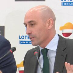 La broma y el recado de Rubiales a Tebas sobre su labor en LaLiga