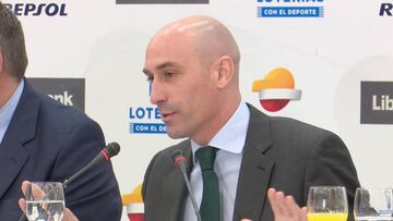 La broma y el recado de Rubiales a Tebas sobre su labor en LaLiga