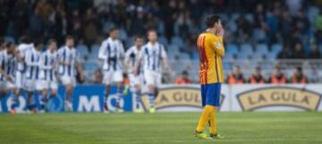 Real Sociedad-Barcelona en imágenes