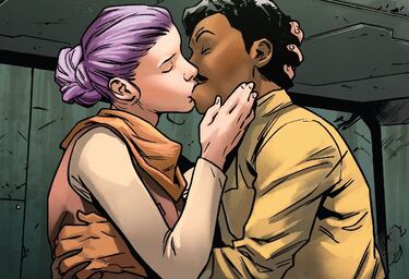 El romance más inesperado de ‘Star Wars’: un personaje de la trilogía clásica protagoniza una aventura amorosa con uno de las secuelas