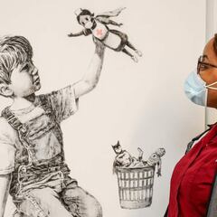 Una obra de Banksy dedicado a los sanitarios logra un valor récord en una subasta