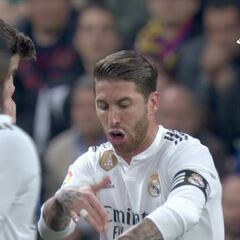 "Le doy con esto": la conversación entre Ramos y Pique por su golpe a Messi
