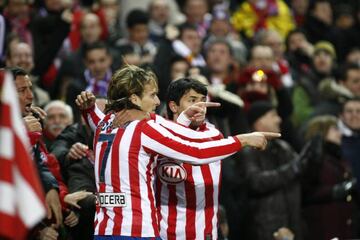 Diego Forlan and Sergio Aguero.