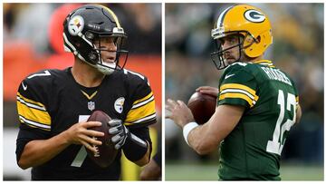 Ben Roethlisberger y Aaron Rodgers.