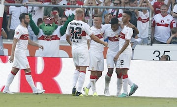 Las mejores imágenes del Stuttgart-Atlético de Madrid